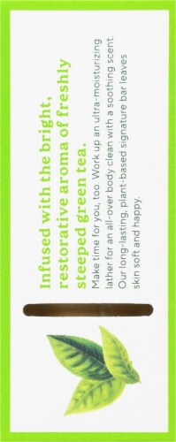 South of France Green Tea Bar Soap Perspective: right