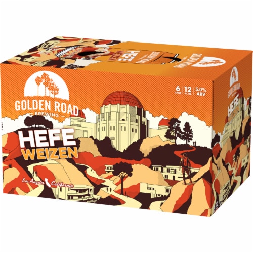 Golden Road Brewing Hefeweizen Perspective: right