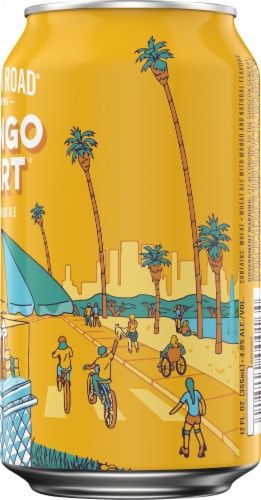 Golden Road® Brewing Mango Cart Wheat Ale Beer Perspective: right