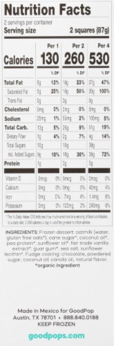 Goodpop® Dairy Free Oatmilk Fudge n' Vanilla Ice Cream Perspective: right