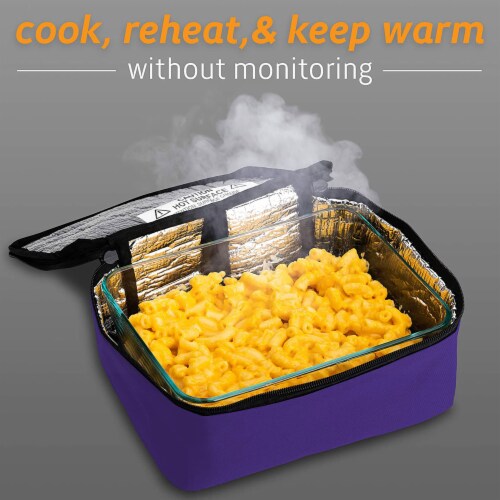 HotLogic Mini Portable Thermal Food Warmer for Home, Office, & Travel,  Purple, 1 Piece - Fry's Food Stores