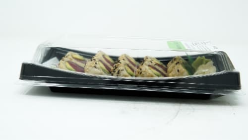 Yummi Sushi Brown Rice Tuna Avocado Roll Perspective: right