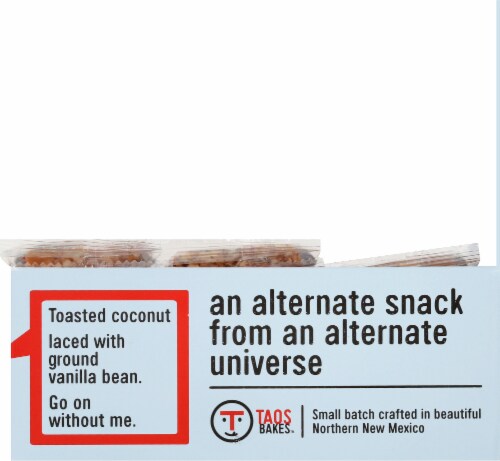 Taos Bakes™ Gluten-Free Toasted Coconut & Vanilla Bean Bars Perspective: right