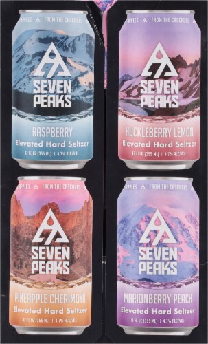Seven Peaks Seltzer Hard Seltzer Variety Pack Perspective: right