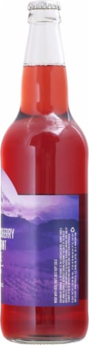 Avid Cider Company Blackberry Currant Apple Hard Cider Perspective: right