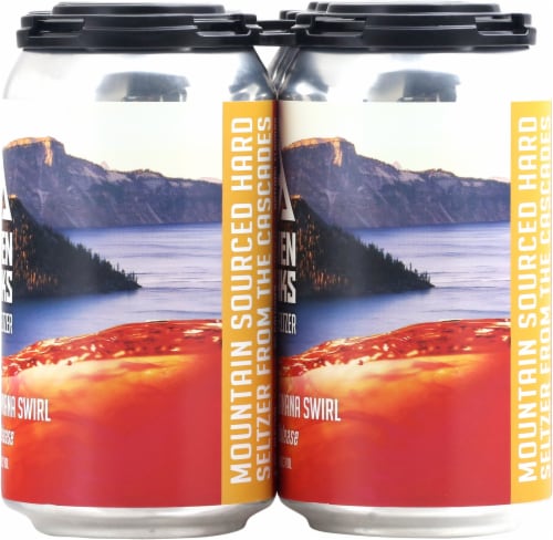 Seven Peaks Strawberry Banana Swirl Hard Seltzer Perspective: right