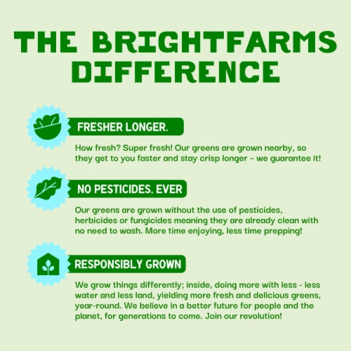 BrightFarms® Harvest Crunch Lettuce Perspective: right