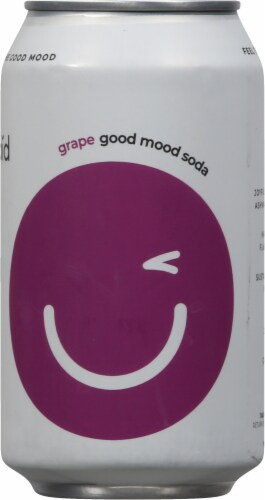 Rowdy Mermaid Good Mood Soda Grape Case Perspective: right