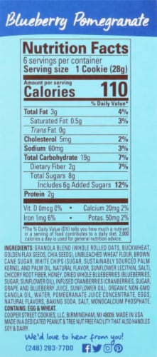 Cooper Street Blueberry Pomegranate Granola Cookie Bakes 6 Count Perspective: right