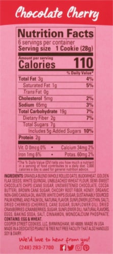 Cooper Street Chocolate Cherry Granola Cookie Bakes 6 Count Perspective: right