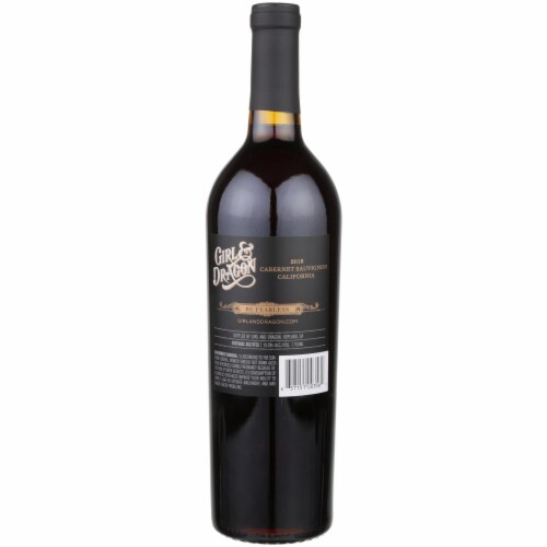 Girl & Dragon Cabernet Sauvignon California Red Wine Perspective: right