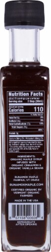 Runamok® Cinnamon + Vanilla Infused Maple Syrup Perspective: right