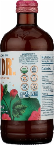 Brew Dr. Kombucha Bottle Happiness™ Probiotic Tea Perspective: right