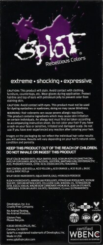 Splat® Lusty Lavender Complete Bleach & Hair Color Kit Perspective: right