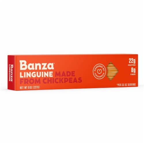 Banza® Chickpea Linguine Pasta Perspective: right