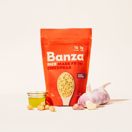 Banza™ Garlic Olive Oil Chickpea Rice Perspective: right