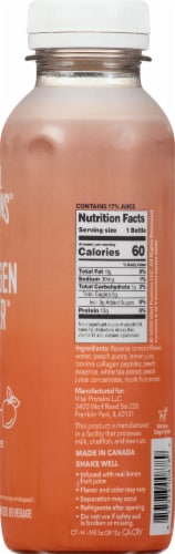 Vital Proteins Peach White Tea Flavored Bottled Water Perspective: right