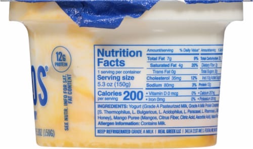 Ellenos® Mango Greek Yogurt Perspective: right