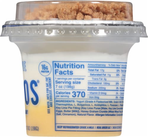 Ellenos® Limited Edition Key Lime Pie Real Greek Yogurt Perspective: right