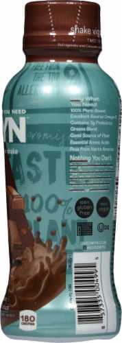 OWYN™ Dark Chocolate Plant-Based Protein Drink Perspective: right