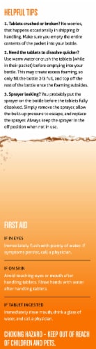 Dazz® Bathroom Cleaner Mandarin Orange Starter Kit Perspective: right
