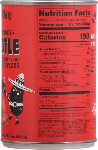 Serious Bean Co.® Chipotle Pinto Beans Perspective: right