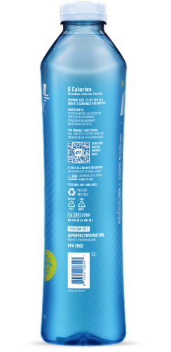 Perfect Hydration 9.5+ pH™ +Electrolytes Alkaline Bottled Water Perspective: right