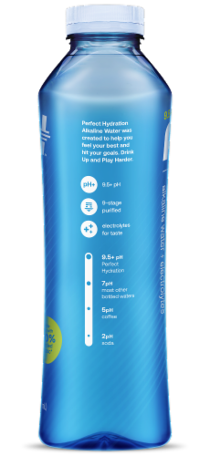 Perfect Hydration PH™ Alkaline + Electrolytes Bottled Water Perspective: right