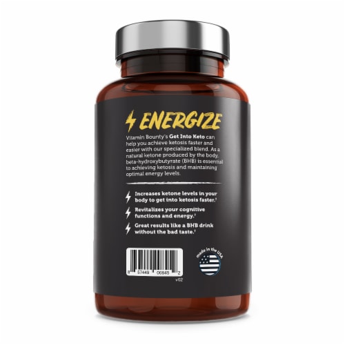 Vitamin Bounty Get Into Keto Exogenous Ketones Capsules Perspective: right