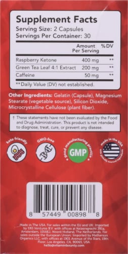 Vitamin Bounty Keto Dietary Supplement Perspective: right