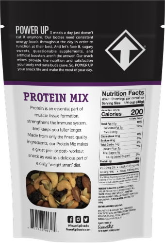 Gourmet Nut™ Power Up Protein Packed Premium Trail Mix Perspective: right