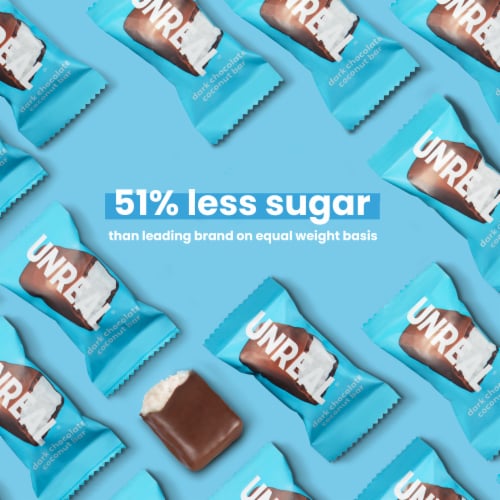 Unreal® Dark Chocolate Coconut Bars Perspective: right
