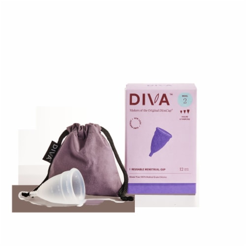 DivaCup® Menstrual Cup Model 2 Perspective: right