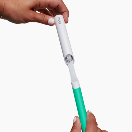 quip Plastic Electric Toothbrush - Green Perspective: right
