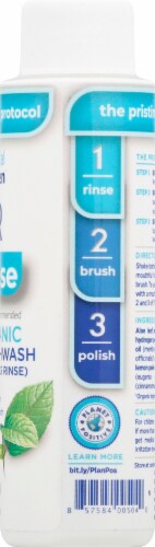 Essential Oxygen Organic Peppermint Brushing Rinse Perspective: right