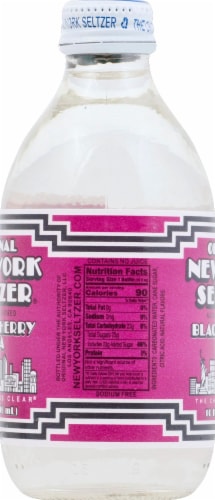 Original New York Seltzer Black Cherry Soda Perspective: right
