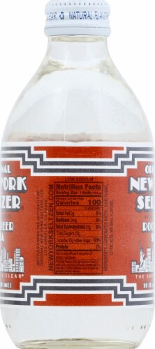 Original New York Seltzer Root Beer Soda Perspective: right