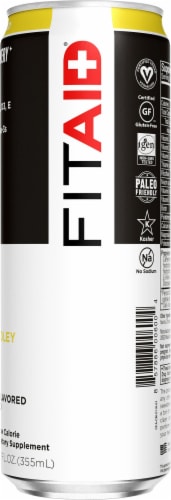 Lifeaid® FitAid® Low Calorie Citrus Melody Energy Drink Can Perspective: right