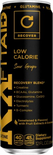 RX FitAid® Sour Grape Recovery Blend Supplement Beverage Perspective: right
