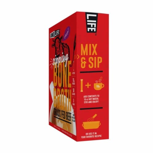 Lonolife™ Beef Bone Broth Stick Packs Perspective: right