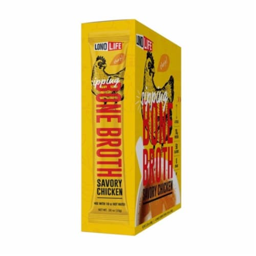 Lonolife Savory Chicken Bone Broth Stick Packs Perspective: right