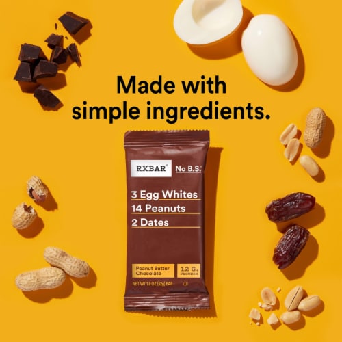 RXBAR Peanut Butter Chocolate Protein Bars Perspective: right