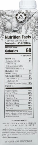 Milkadamia® Moo is Moot® Original Creamy Macadamia Milk Perspective: right