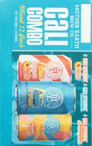 Mother Earth® Cali Combo Variety Pack Cream Ale Craft Beer Perspective: right