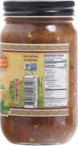 Gilly Loco Toasty Chili Verde Salsa Perspective: right