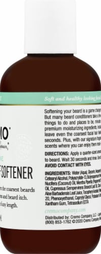 Cremo Mint Blend Beard & Scruff Softener Perspective: right