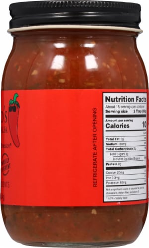 Mateo's Gourmet Hot Salsa Perspective: right