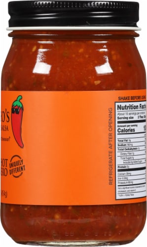 Mateo's Habanero Extra Hot Gourmet Salsa Perspective: right