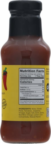 Mateo's Medium Gourmet Taco Sauce Perspective: right