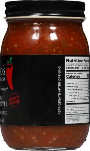 Mateo's Gourmet Medium Cantina Style Salsa Perspective: right